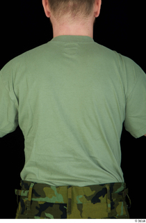 Victor army dressed green t shirt upper body 0006.jpg